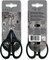 Tim Holtz Small Scissors - 5 Inch Mini Snips with Micro Serrated Blade - Craft Tool for Cutting Paper, Fabric, and Sewing - Titanium with Black Comfort Grip Handles